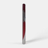 なびく織物USA国旗 SAMSUNG GALAXYケース (右側面)