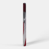 なびく織物USA国旗 SAMSUNG GALAXYケース (右側面)