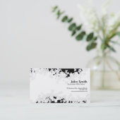 なびく蝶レイアウト 名刺 (スタンド正面)