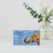 なびく象 名刺 (スタンド正面)