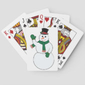 なびく雪だるまトランプ トランプ (裏面)