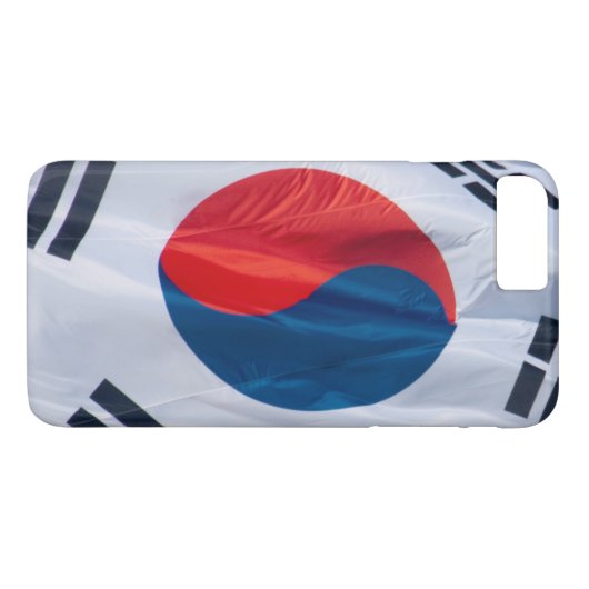 なびく韓国国旗 Case-Mate iPhoneケース (裏面(横))