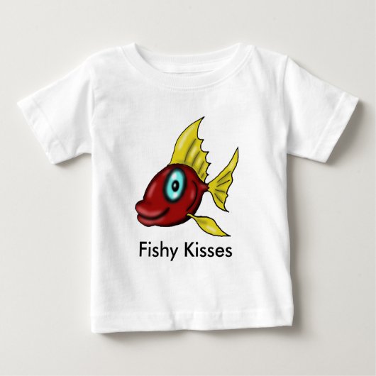 なま臭いキスのベビーのティー ベビーTシャツ (正面)