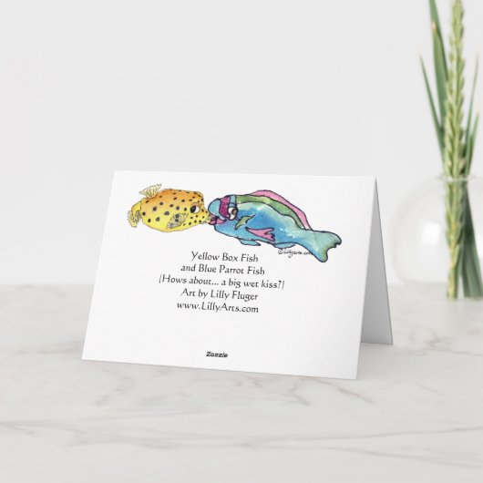 なま臭い大きいキスのバレンタインカードをぬらしました シーズンカード (裏面)