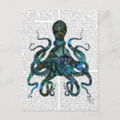 なま臭く青いタコ ポストカード (正面)