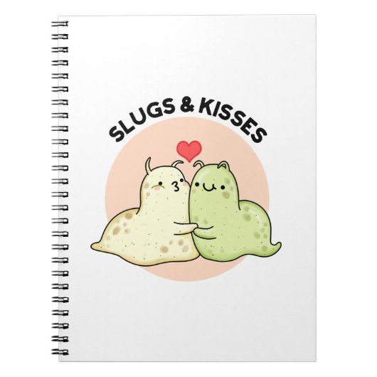 なめくじとキス 面白いなめくじの駒 ノートブック (正面)