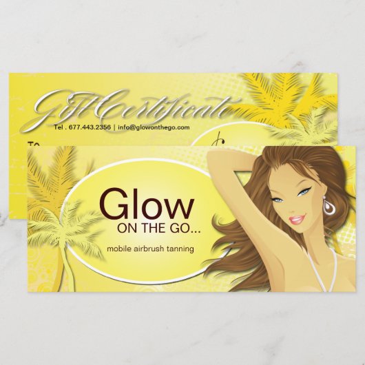 なめしサロンギフト券 (正面/裏面)