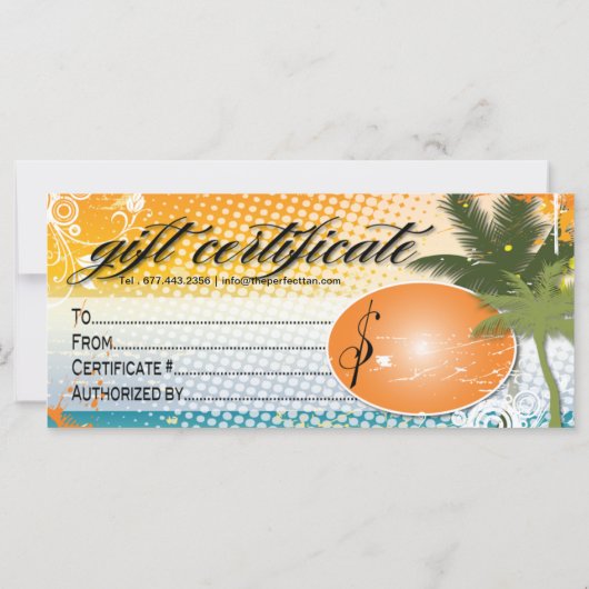 なめしサロンギフト券 (裏面)