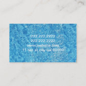 なめしサロンスパ名刺 名刺 (裏面)