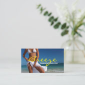 なめしサロンスパ名刺 名刺 (スタンド正面)