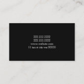 なめしサロンスパ名刺 名刺 (裏面)