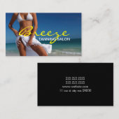 なめしサロンスパ名刺 名刺 (正面/裏面)