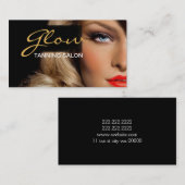 なめしサロンスパ名刺 名刺 (正面/裏面)