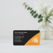 なめしサロンモダン名刺 名刺 (スタンド正面)