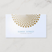 なめしサロン名刺ドットモチーフ 名刺 (正面)