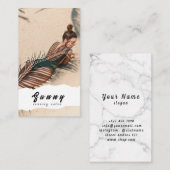 なめしサロン名刺 名刺 (正面/裏面)