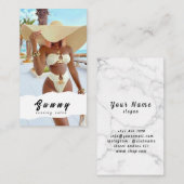 なめしサロン名刺 名刺 (正面/裏面)