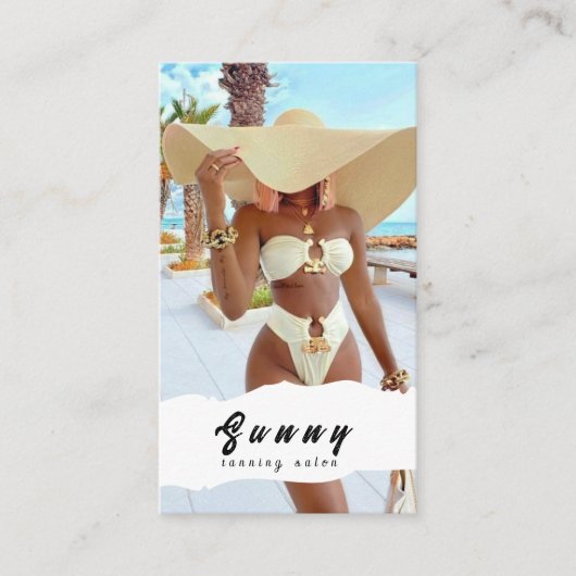 なめしサロン名刺 名刺 (正面)