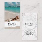 なめしサロン名刺 名刺 (正面/裏面)