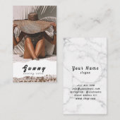 なめしサロン名刺 名刺 (正面/裏面)