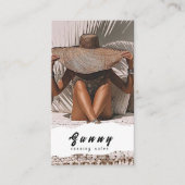 なめしサロン名刺 名刺 (正面)