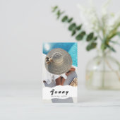 なめしサロン名刺 名刺 (スタンド正面)