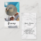 なめしサロン名刺 名刺 (正面/裏面)