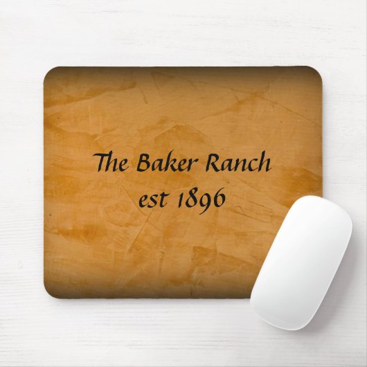 なめし革 マウスパッド (マウス)