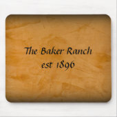 なめし革 マウスパッド (正面)