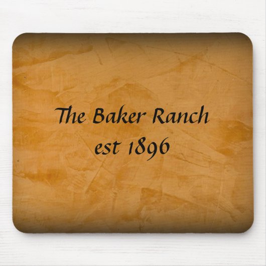 なめし革 マウスパッド (正面)