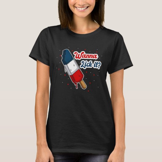 なめたい4th July ドリンクパーティー 家族 友達 Tシャツ (正面)