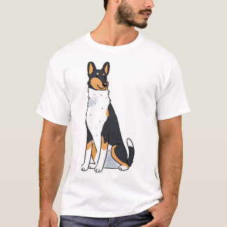 なめらかなコリー犬 Tシャツ