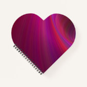 なめらかなテクスチパーソナライズされたャ紫スパイラルノートブック ノートブック (正面)