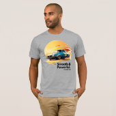 なめらかな文字のバックプリントTシャツ Tシャツ (正面フル)