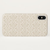 なめらかな花柄の装飾 Case-Mate iPhoneケース (裏面(横))