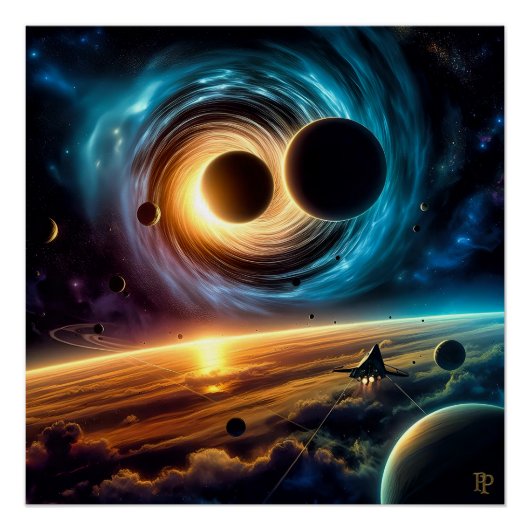 ならず者のブラックホールの攻撃 ポスター (正面)