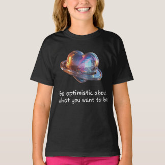 なりたい自分になるために前向きに Tシャツ