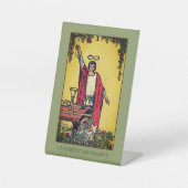 なるほど僕の容貌は抜群 |マジシャンタロットカード 台座サイン (正面)