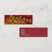 "なる" スキニー名刺 (正面/裏面)