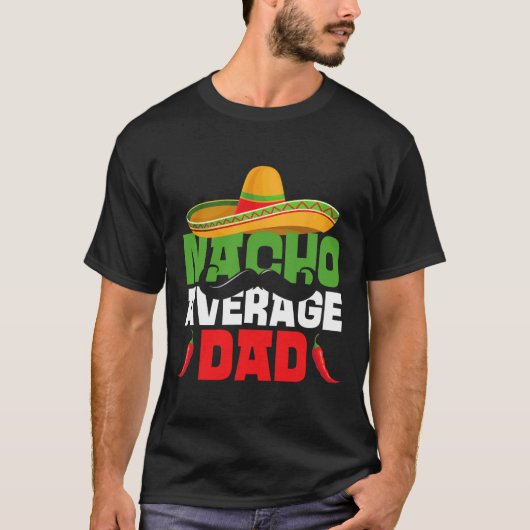 なんだかんだパパ シンセロ・デ・マヨ ネタ Tシャツ (正面)