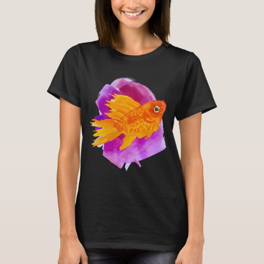 なんだか怪しい水彩画 Tシャツ (正面)