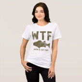 なんだこの魚男_女 トライブレンドTシャツ (正面全面)