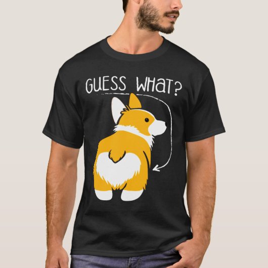 なんだっけコーギーのお尻 Tシャツ (正面)