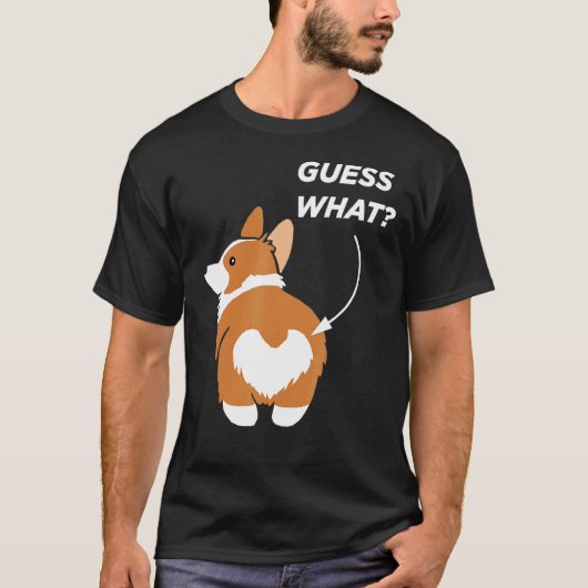 なんだろうコーギー Tシャツ (正面)