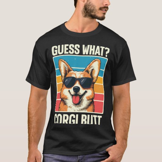 なんだコーギーのお尻? 1 Tシャツ (正面)