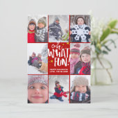 なんておもしろいだ！ | クリスマスフォトカード シーズンカード (スタンド正面)