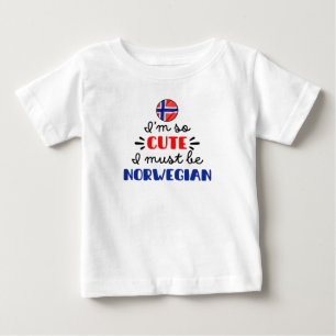 なんてかわいいのだろう、私はノルウェー人でなければならない ベビーTシャツ