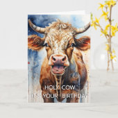 なんてこった誕生日! カード (黄色い花)