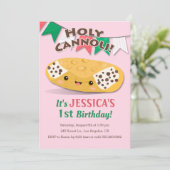 なんてこった！かわいい女の子の誕生日パーティー 招待状 (スタンド正面)