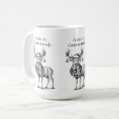 なんてこった、もうクリスマスなの! コーヒーマグカップ (正面左)